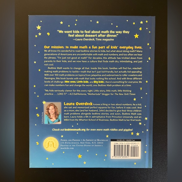 Bedtime Math Hardcover Book - Picture 2 of 6